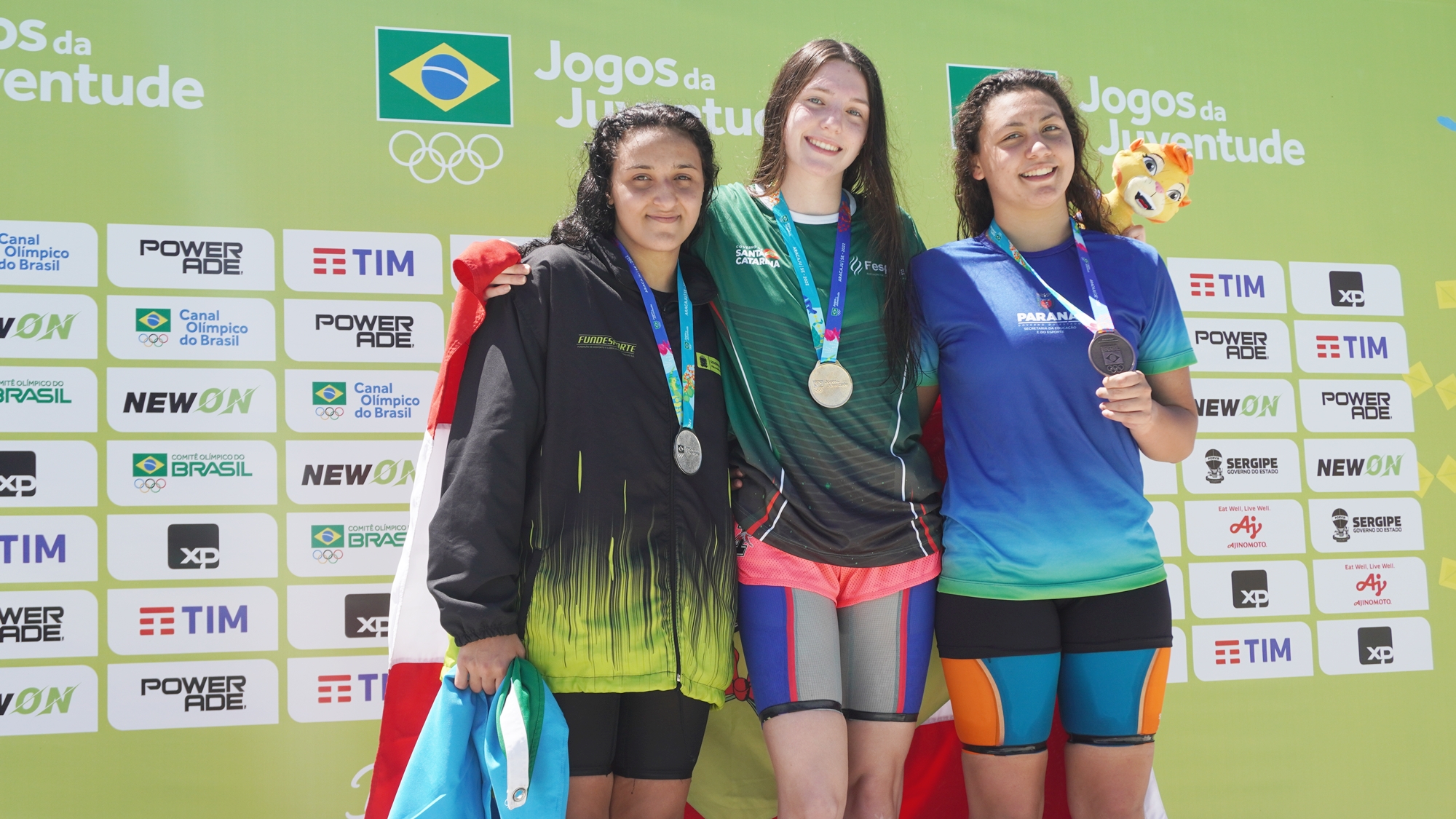 Atletismo e natação garantem medalhas para MS nos Jogos da Juventude
