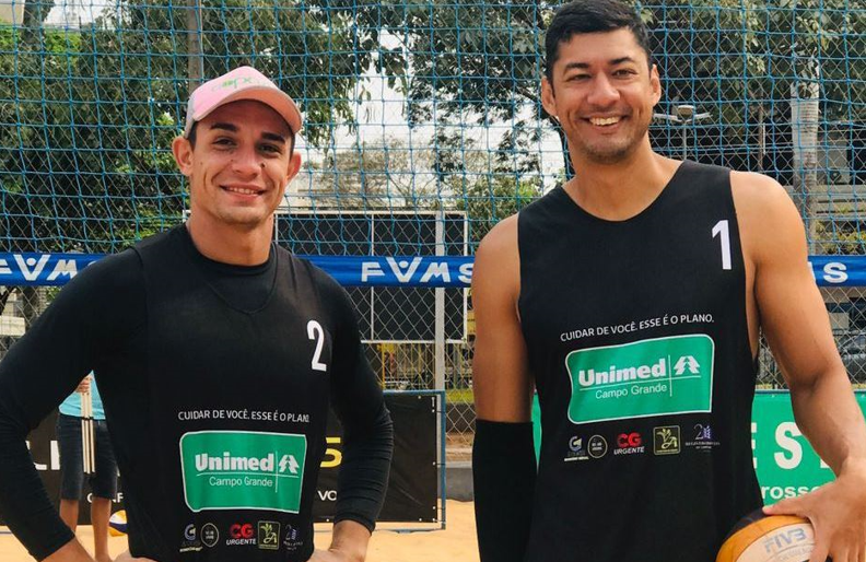 Dupla conquista 1º lugar na 3ª Etapa do Circuito Estadual de Vôlei de Praia  