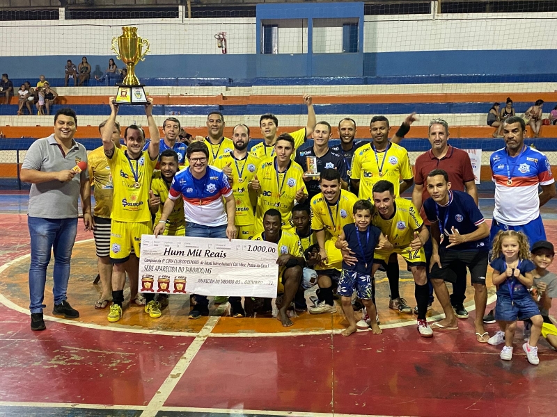Aparecida do Taboado é campeã da 4ª Copa Club Futsal Pratas da Casa