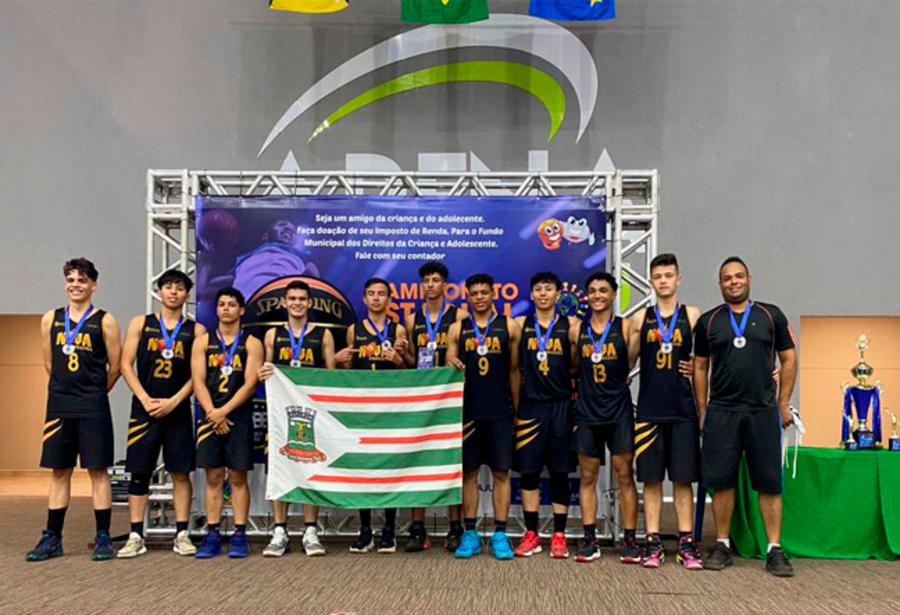 Nova Andradina é vice-campeã do Sub 17 de Basquete