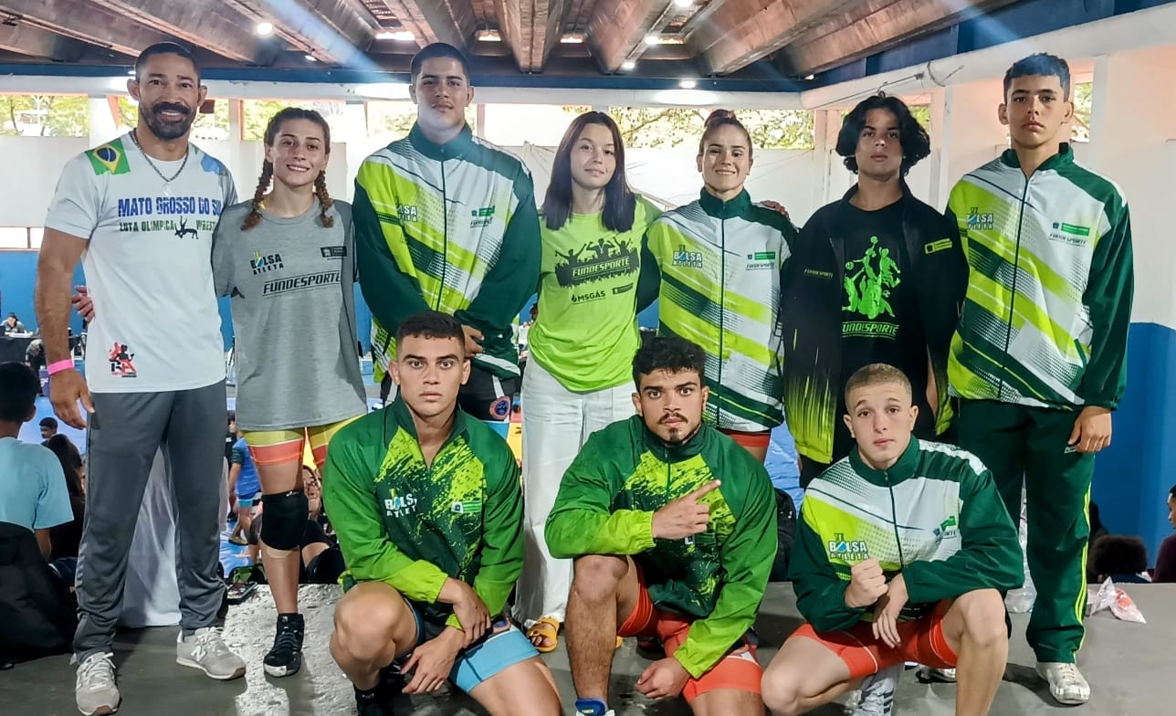 MS fecha a Copa Brasil de Wrestling com cinco medalhas