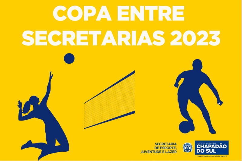 Vem aí a Copa Entre Secretarias da Prefeitura de Chapadão do Sul 2023