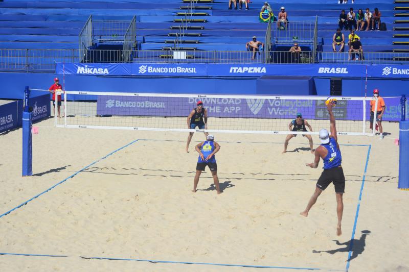 Duplas brasileiras têm sequência de três etapas do Circuito Mundial de vôlei