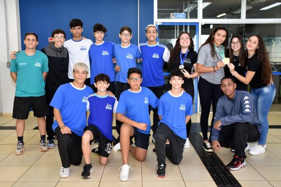 Atletas da Escola Sesi de Campo Grande são medalhistas em torneios