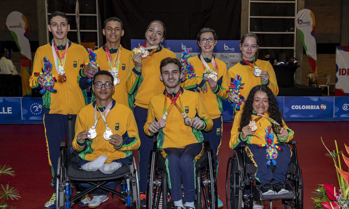 Brasil fica a uma medalha da 500ª na história do Parapan de Jovens