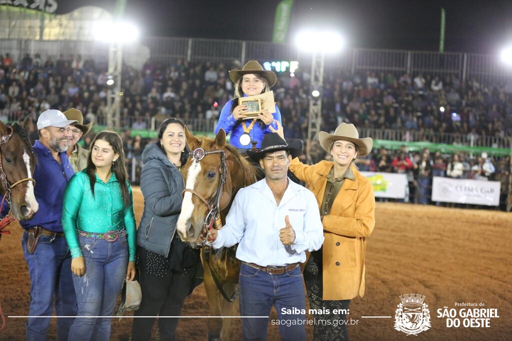 São-gabrielense de 8 anos conquista 1° lugar no Rodeio de Jateí