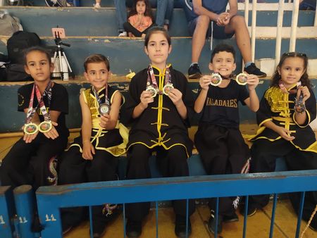 Alunos de Nova Andradina brilham no Campeonato estadual de Kung Fu