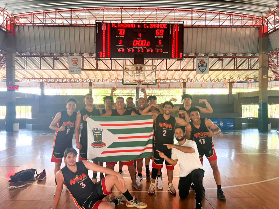 Nova Andradina se classifica à final do Campeonato Adulto de Basquete