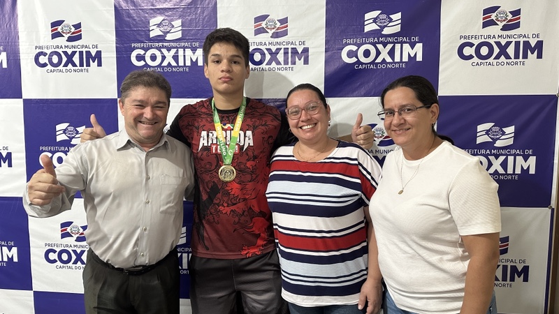 Atleta de Coxim foi campeão brasileiro de wrestling sub-15