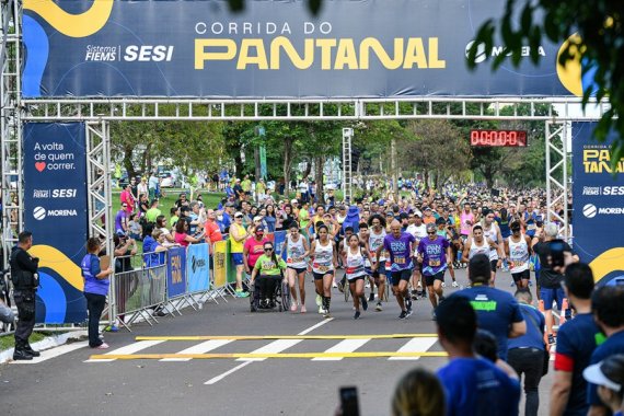 Corrida do Pantanal irá reunir no domingo mais de 20 mil pessoas