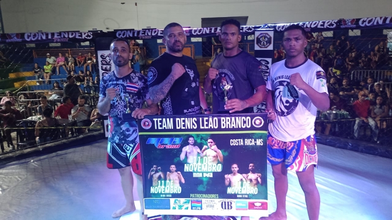Atletas de Costa Rica brilham no Contenders Fight e conquistam títulos de MMA