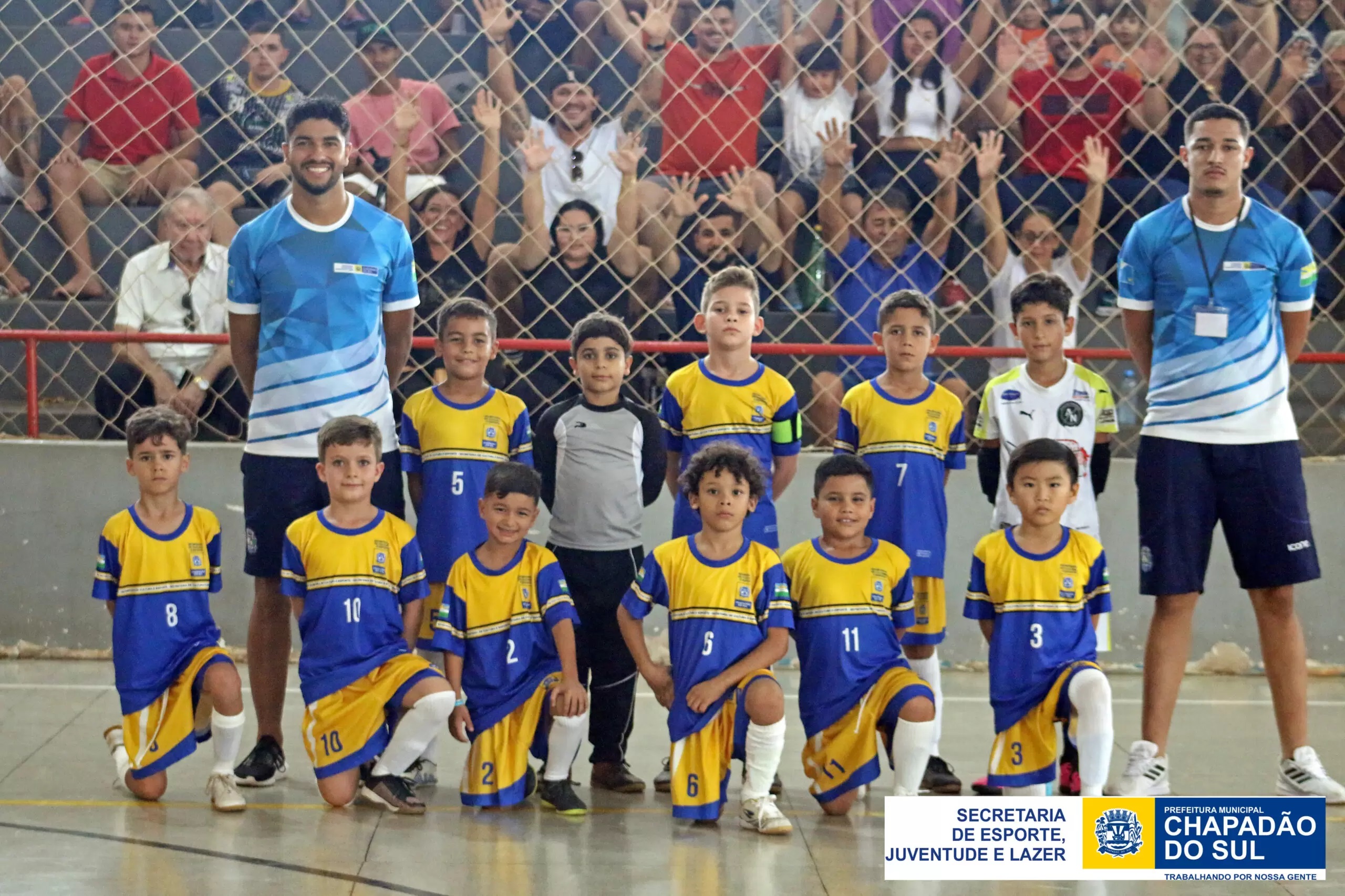 Equipe de futsal Sub-9 de Chapadão do Sul participou da Liga Azul