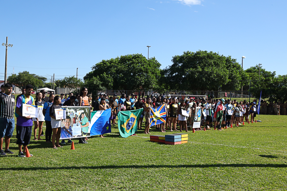 Famílias prestigiaram o 17º Jogos Urbanos Indígenas de Campo Grande