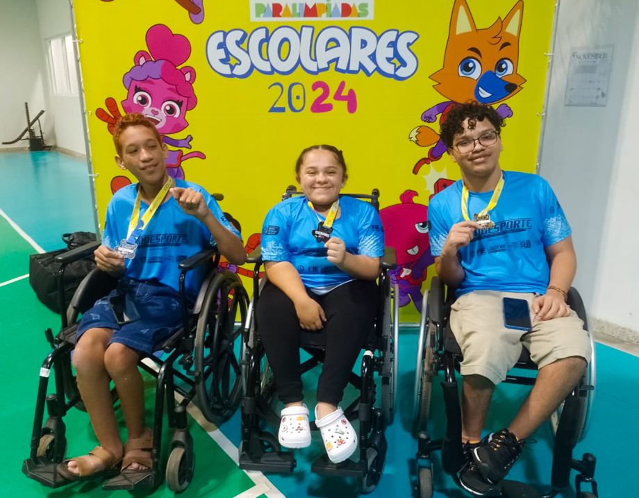 Paratletas de Três Lagoas se destacam nas Paralimpíadas Escolares 2024
