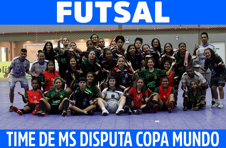 Equipe de Campo Grande disputa a Copa Mundo de Futsal no PR