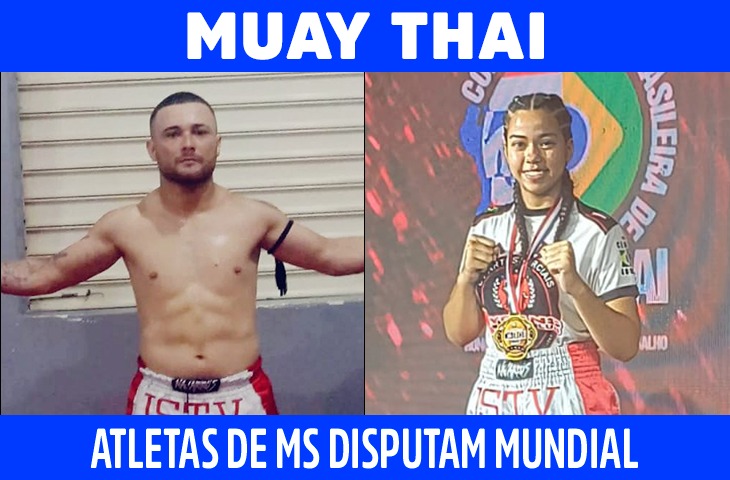 Atletas de Três Lagoas representarão o Brasil no Mundial de Muay Thai na Tailândia