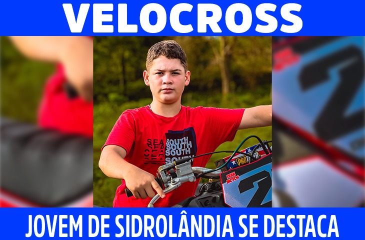 Jovem piloto de Sidrolândia se destaca no Velocross e sonha com competições nacionais