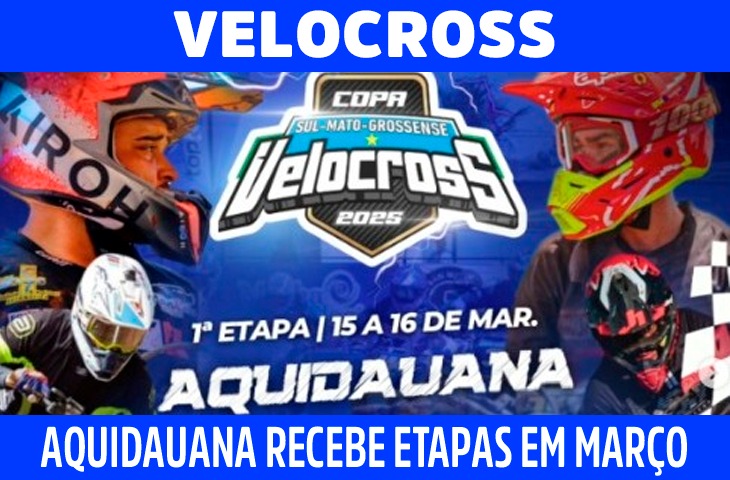 Aquidauana recebe etapas da Copa Sul-Mato-Grossense de Velocross