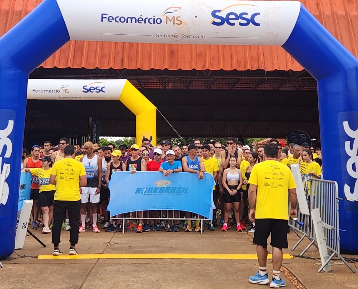 Circuito Sesc de Corridas movimenta o Aero Rancho e arrecada alimentos