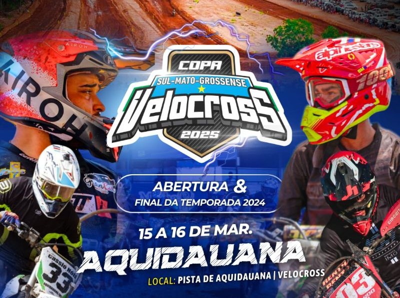 Copa Sul-mato-grossense de Velocross será em Aquidauana