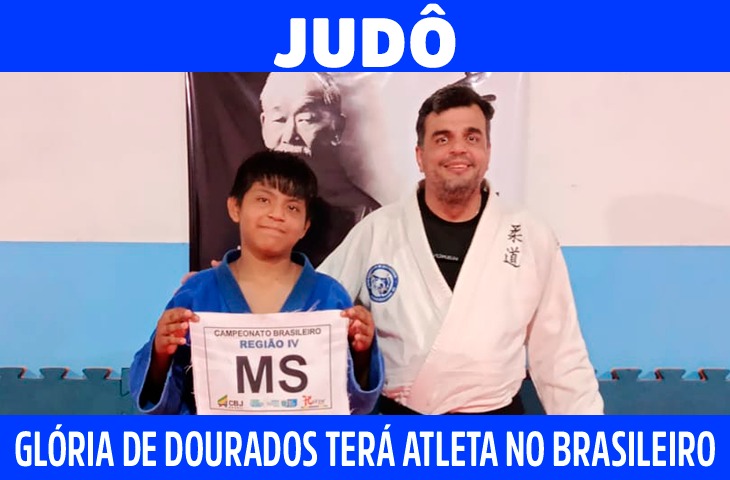 Aluno de Glória de Dourados garante vaga para o Brasileiro Regional de Judô