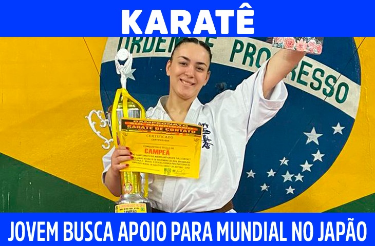 Jovem de Dourados busca apoio para disputar Mundial no Japão