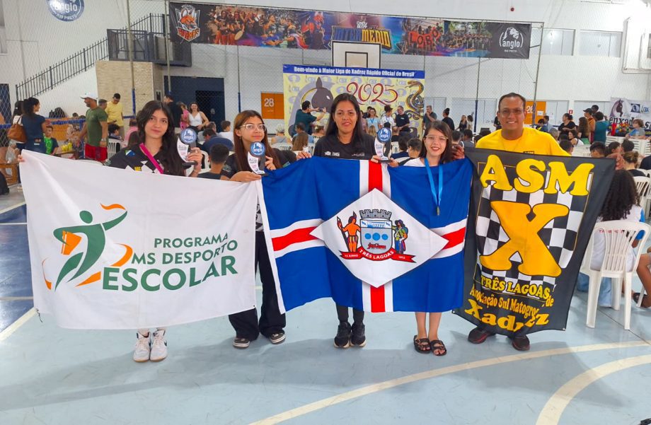 Equipe de Xadrez de Três Lagoas brilha em torneio nacional