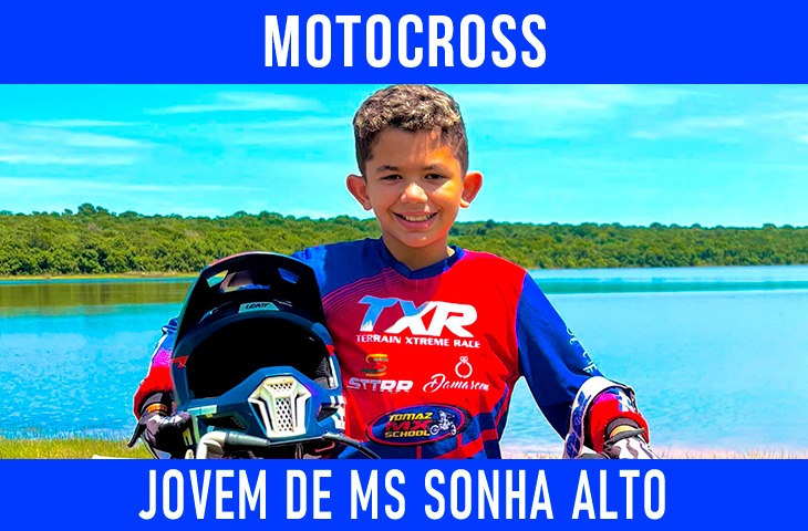 Jovem piloto encara novos desafios e sonha alto no motocross