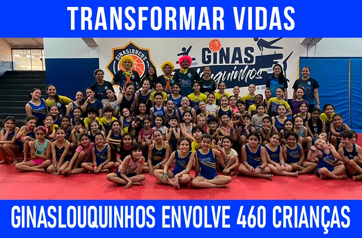Transformar vidas com a ginástica: Ginaslouquinhos envolve 460 crianças em Dourados