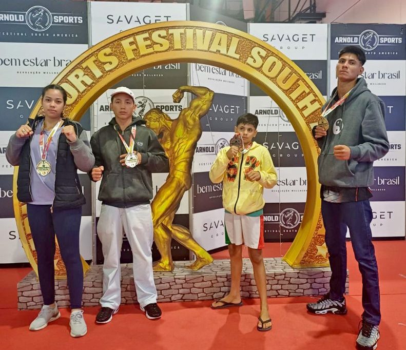 Três Lagoas conquista 04 medalhas no Arnold Classic Brasil de Kickboxing