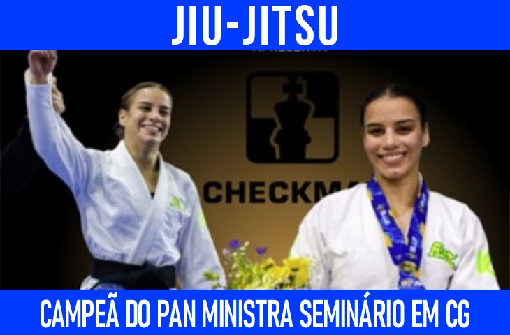 Campeã do Pan ministra seminário de jiu-jitsu em Campo Grande