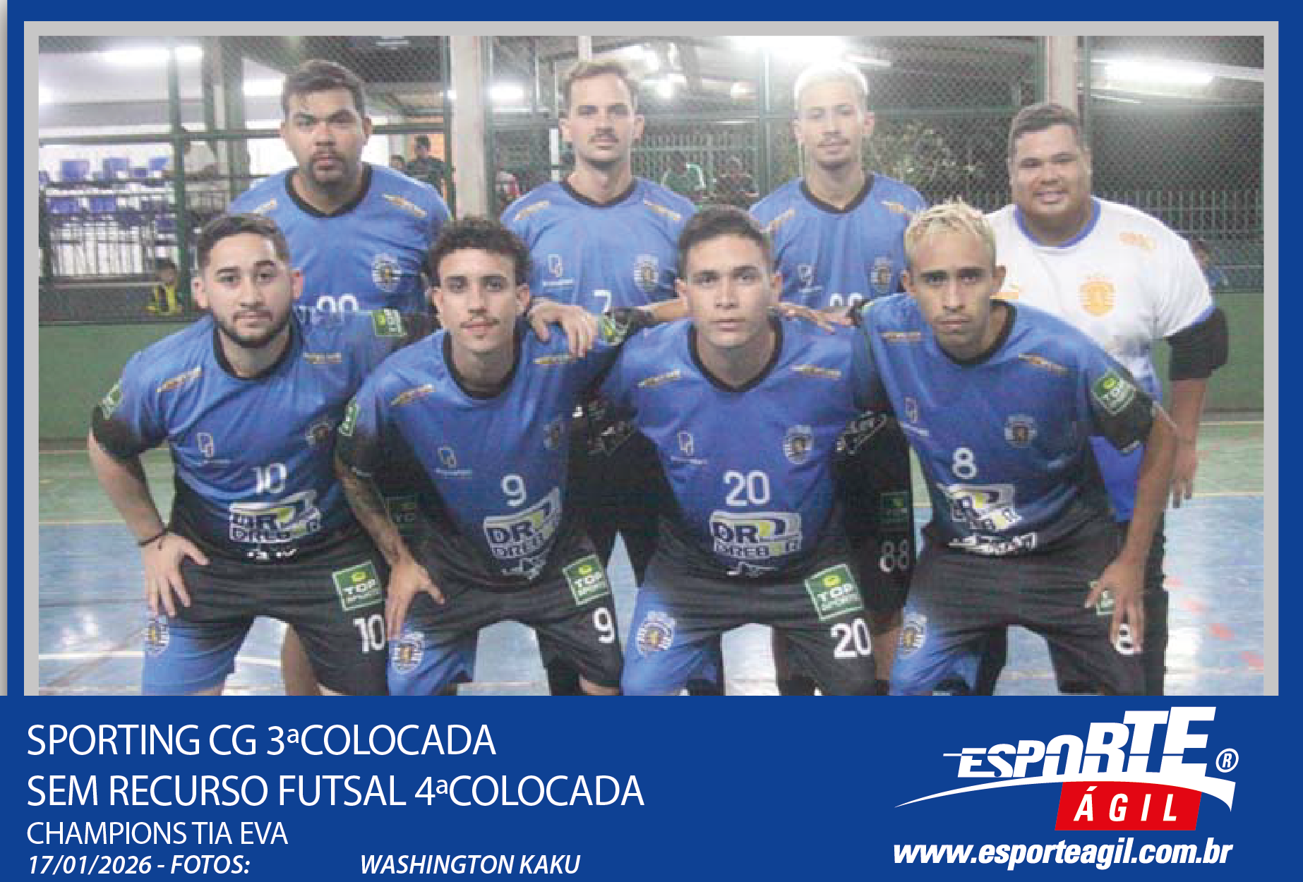 Sporting CG 3ªColocada Sem Recurso Futsal 4ªColocada da Cham...