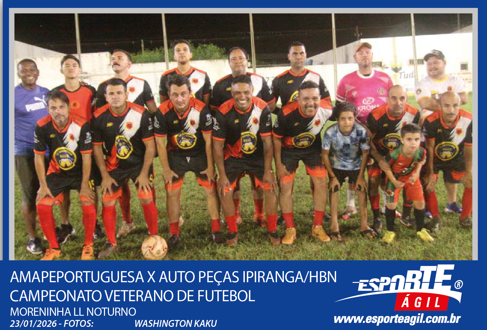 AmapePortuguesa x Auto peças Ipiranga/HBN Camiseteria Campeo...