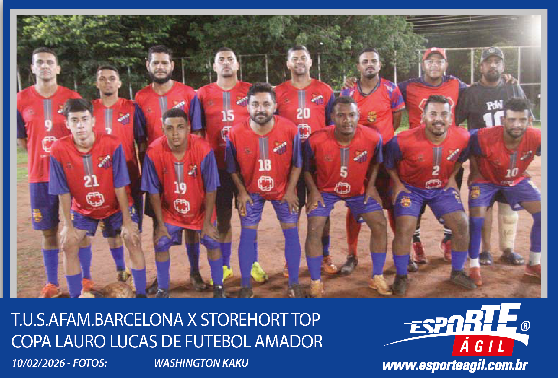T.U.S.AFAM Barcelona x StoreHort Top Copa Lauro Lucas - Fute...