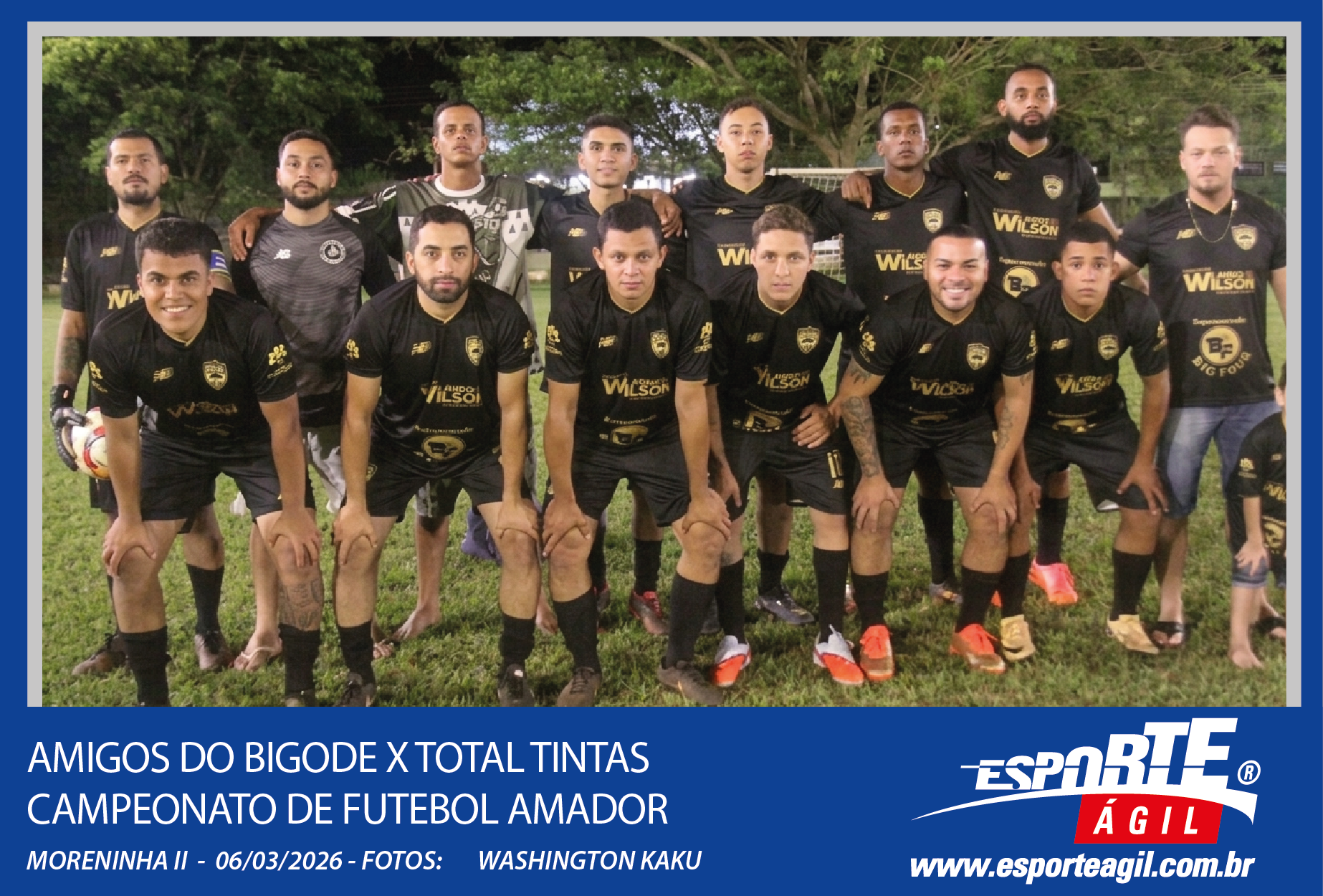 Amigos do Bigode x Total Tintas - Campeonato - Futebol Amado...