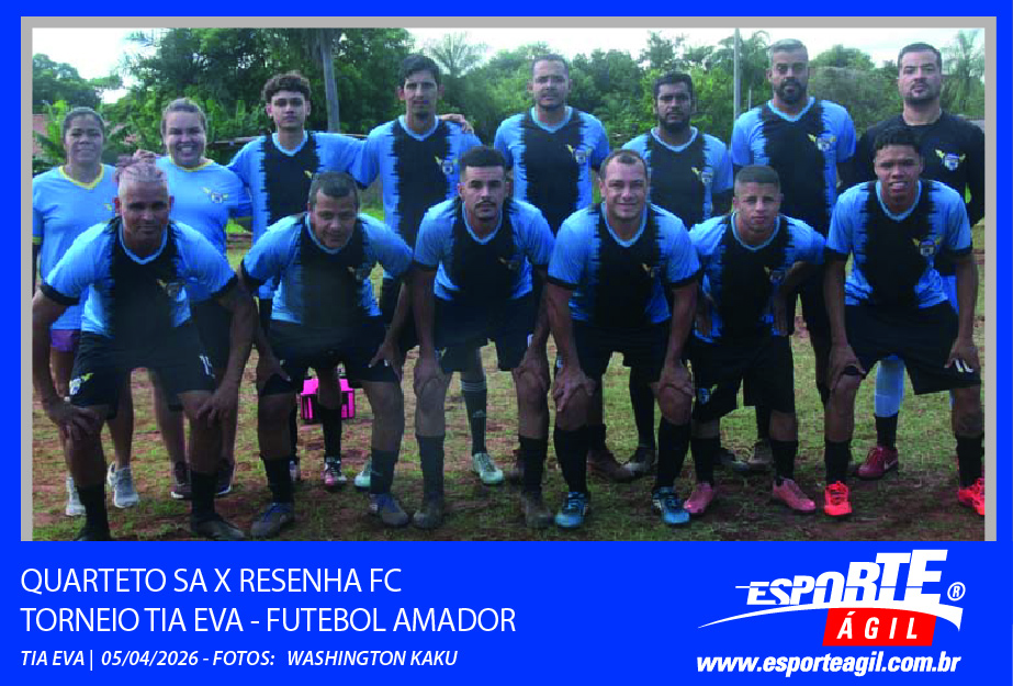Quarteto SA X Resenha FC - Torneio Tia Eva - Futebol Amador...