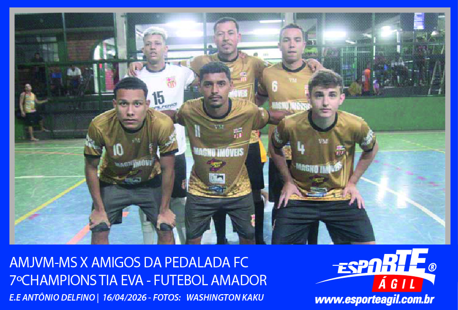 AMJVM-MS X Amigos da Pedalada FC - 7ºChampions Tia Eva - Fut...