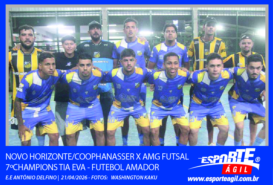 Novo Horizonte/Coophanasser x AMG Futsal - 7ºChampions Tia E...