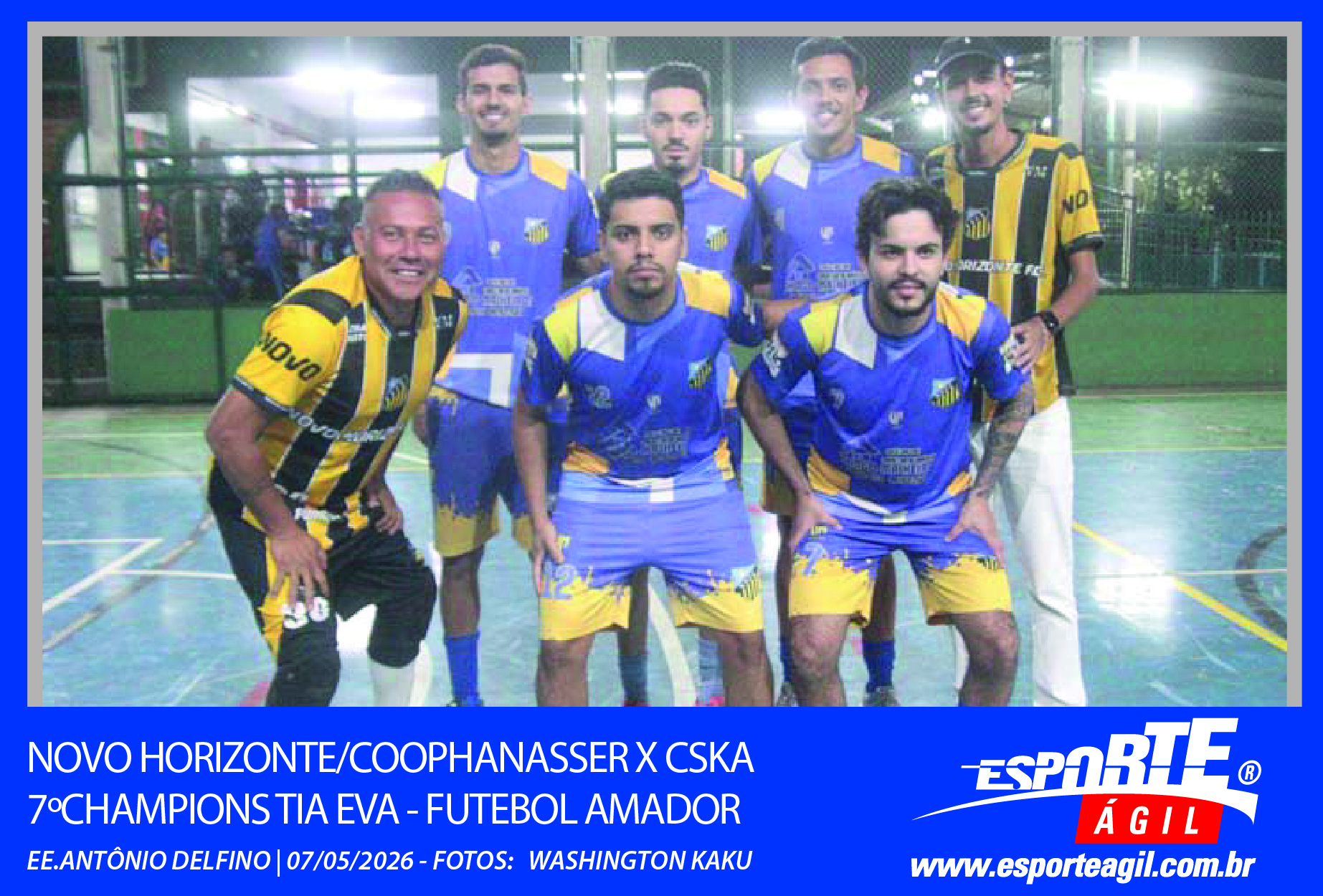 Novo Horizonte/Coophanasser x CSKA - 7ºChampions Tia Eva Fut...