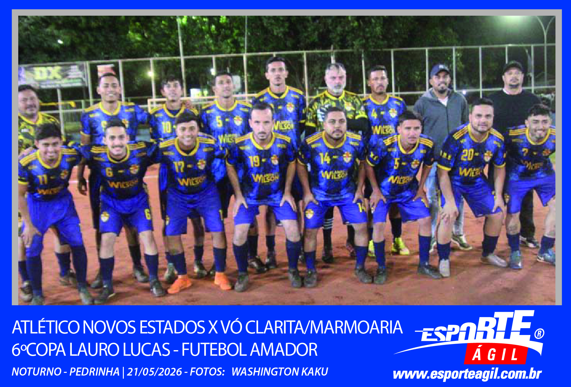 Atlético Novos Estados x Vó Clarita/Marmoaria - 6ºCopa Lauro...