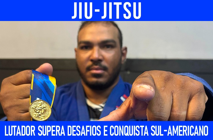 Lutador supera desafios e conquista título sul-americano de jiu-jitsu