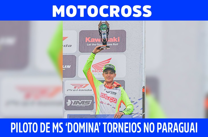 Hevertinho conquista espaço no motocross internacional aos 15 anos