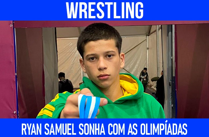 Ryan Samuel inicia trajetória no wrestling e sonha com as Olimpíadas