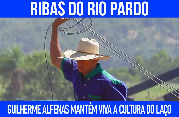 Guilherme Alfenas mantém viva a cultura do laço comprido em Ribas do Rio Pardo