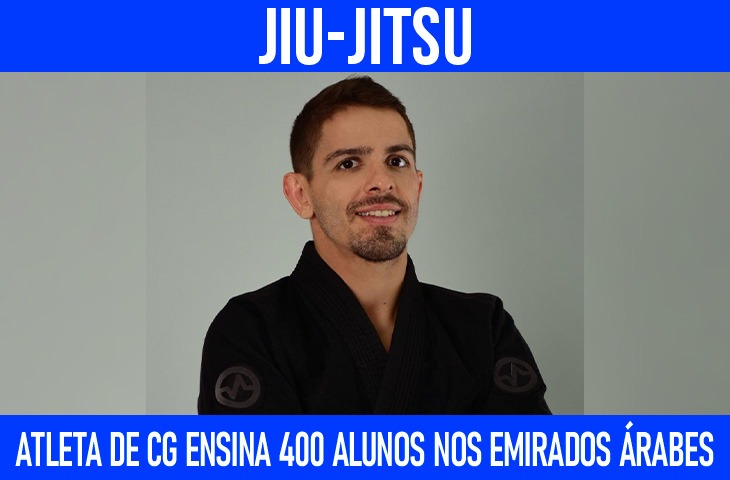 Diogo Freitas constrói carreira internacional no jiu-jitsu e ministra aulas para 430 alunos nos Emirados Árabes