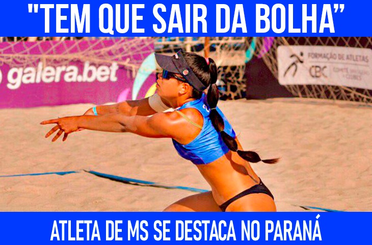"Tem que sair da bolha”: Atleta de MS se destaca no vôlei de praia paranaense 