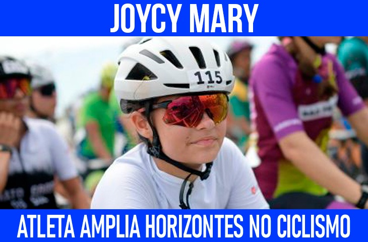 Joycy Mary amplia horizontes ao competir em várias modalidades do ciclismo