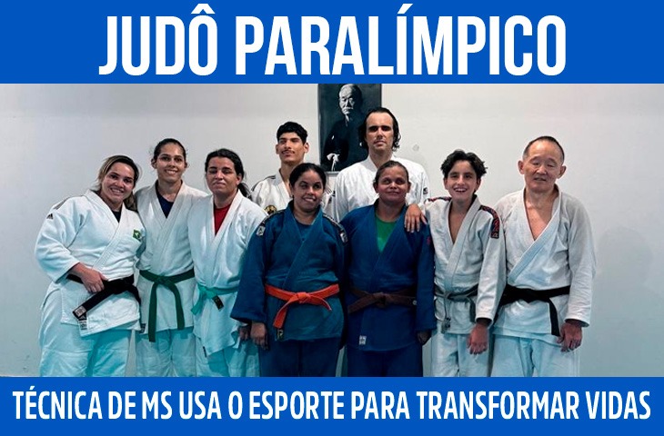 Técnica de MS usa o judô para transformar a vida de pessoas cegas e com baixa visão