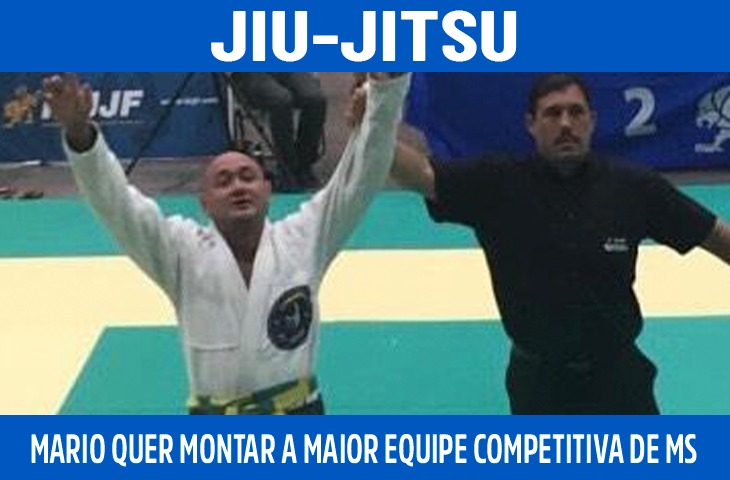 Mario Katayama busca montar maior equipe de jiu-jitsu competitivo de MS e sonha com título mundial na Master