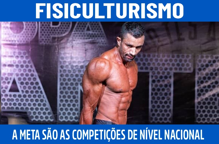 Hudson inicia trajetória no fisiculturismo e projeta competir em nível nacional